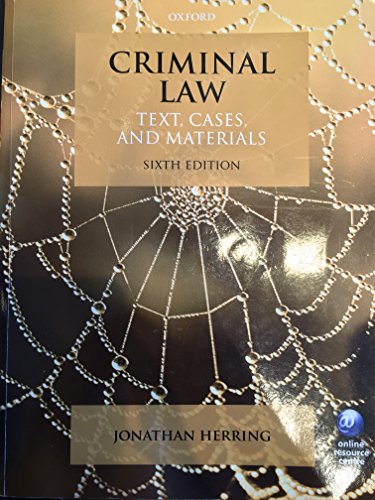 Beispielbild fr Criminal Law Text, Cases, and Materials 6/e zum Verkauf von WorldofBooks
