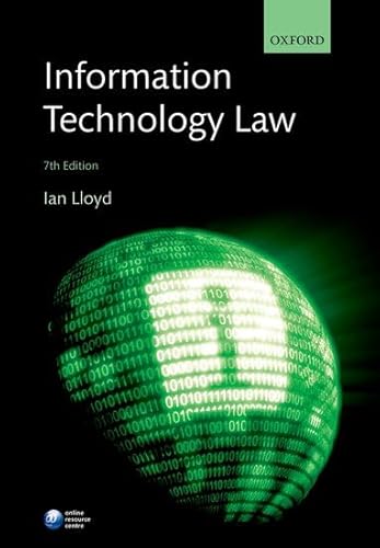 Beispielbild fr Information Technology Law zum Verkauf von WorldofBooks