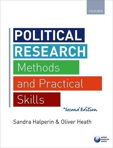 Imagen de archivo de Political Research: Methods and Practical Skills a la venta por Zoom Books Company