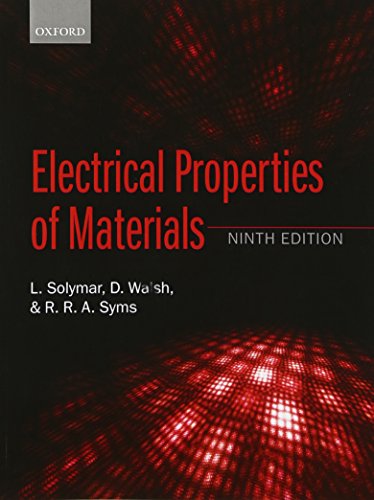 Beispielbild fr Electrical Properties of Materials zum Verkauf von BooksRun