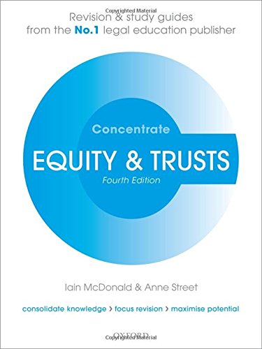 Stock image for Equity & Trusts Concentrate Law Revision and Study Guide 4/e for sale by AwesomeBooks