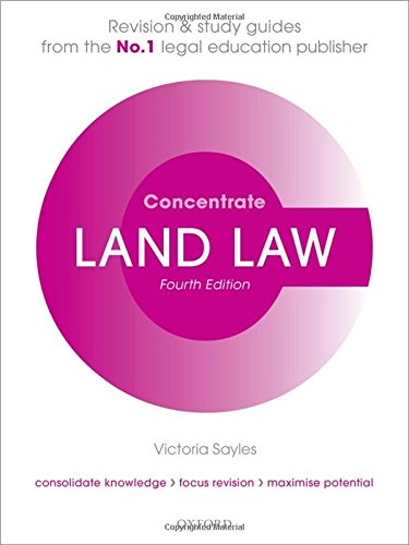 Beispielbild fr Land Law Concentrate Law Revision and Study Guide 4/e zum Verkauf von WorldofBooks