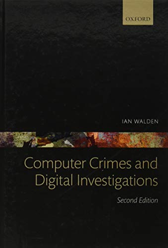 Beispielbild fr Computer Crimes and Digital Investigations zum Verkauf von Phatpocket Limited