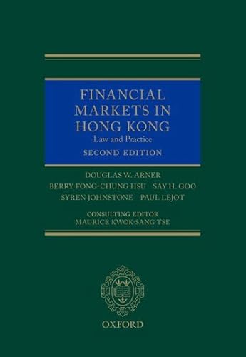 Stock image for Financial Markets in Hong Kong: Law and Practice for sale by Revaluation Books