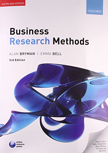 Stock image for BUSINESS RESEARCH METHODS,3E for sale by AwesomeBooks