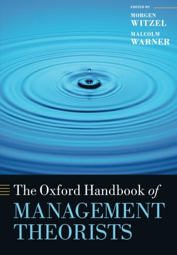 9780198708827: The Oxford Handbook of Management Theorists (Oxford Handbooks)