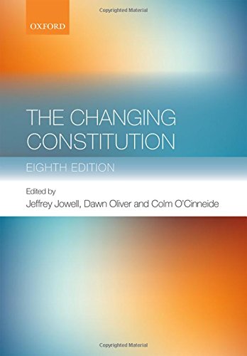 Imagen de archivo de The Changing Constitution a la venta por WorldofBooks