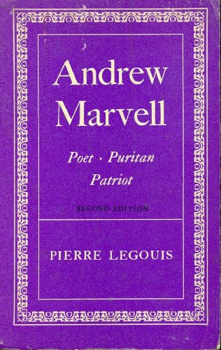 Beispielbild fr Andrew Marvell: Poet, Puritan, Patriot zum Verkauf von WorldofBooks