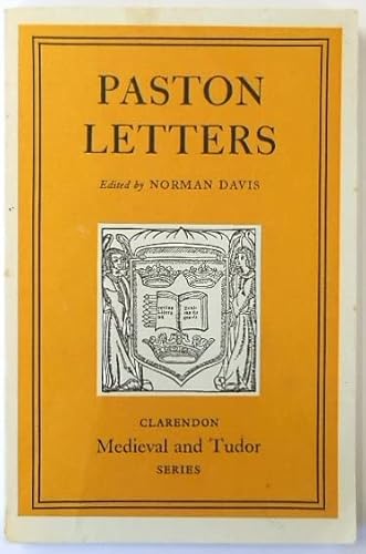 Imagen de archivo de Paston Letters: Selection (Clarendon Mediaeval & Tudor) a la venta por Ergodebooks