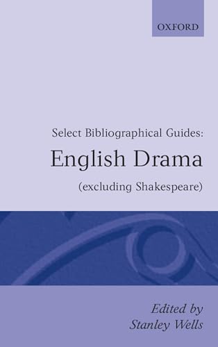 Stock image for English Drama (Excluding Shakespeare) for sale by Shadow Books