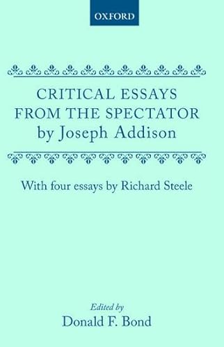 Stock image for Critical Essays from The Spectator (Oxford Paperback English Texts) for sale by WorldofBooks