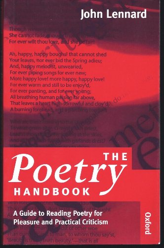 Beispielbild fr The Poetry Handbook: A Guide to Reading Poetry for Pleasure and Practical Criticism zum Verkauf von Open Books