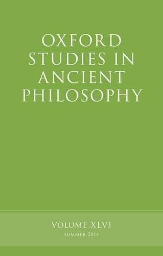 Stock image for Oxford Studies in Ancient Philosophy, Volume 46 for sale by HPB-Red