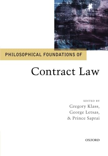 Stock image for Philosophical Foundations of Contract Law for sale by Revaluation Books