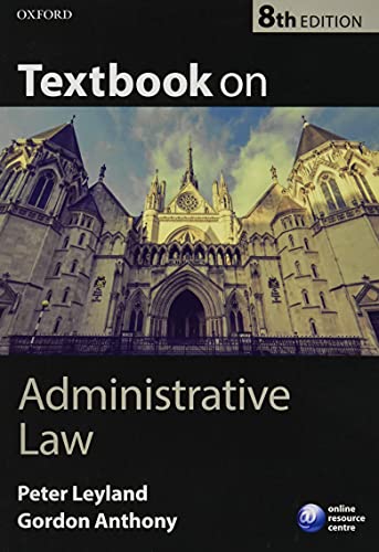 

Textbook on Administrative Law 8/e