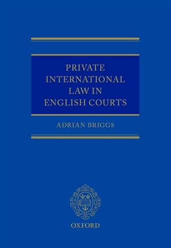 Imagen de archivo de Private International Law in the English Courts a la venta por Mispah books