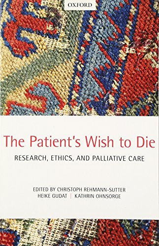 Imagen de archivo de The Patient's Wish to Die a la venta por Blackwell's