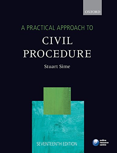 9780198714484: A Practical Approach to Civil Procedure
