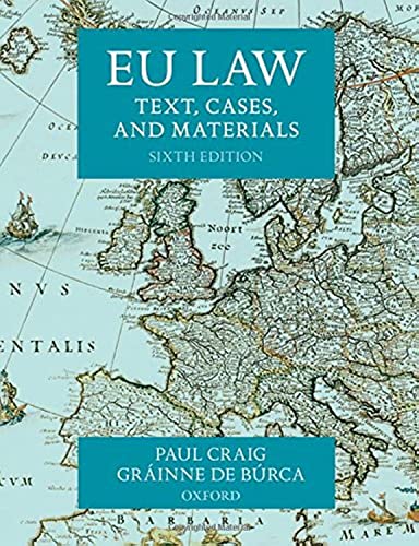 Stock image for EU Law: Text, Cases, and Materials for sale by BooksRun