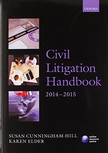 Stock image for Civil Litigation Handbook 2014-15 (Legal Practice Course Guide) for sale by WorldofBooks