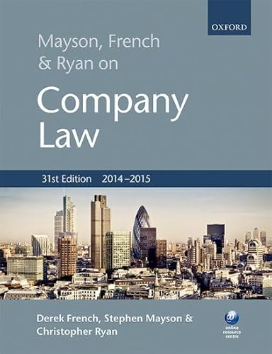 9780198716532: Mayson, French & Ryan on Company Law