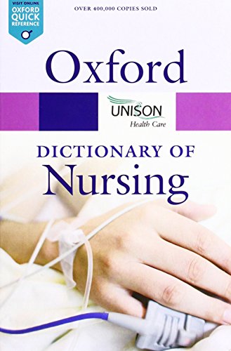 Stock image for A DICTIONARY OF NURSING. for sale by Goldstone Books