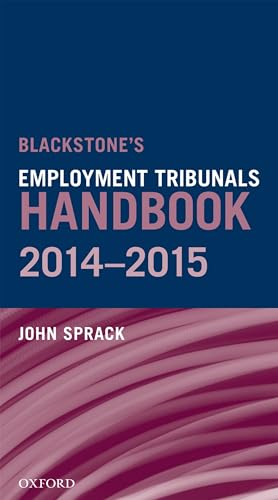 Beispielbild fr Blackstone's Employment Tribunals Handbook 2014-15 zum Verkauf von WorldofBooks