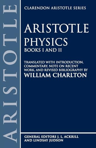 9780198720263: Physics: Books I and II (Clarendon Aristotle Series): 0001