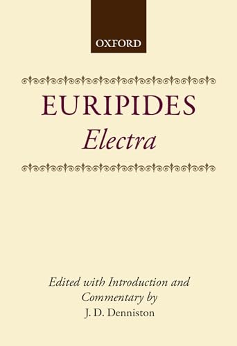 Imagen de archivo de Electra. Edited with Introduction and Commentary by J. D. Denniston. a la venta por Antiquariat Matthias Wagner