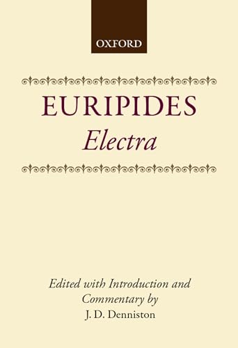 Stock image for Electra. Edited with Introduction and Commentary by J. D. Denniston. for sale by Antiquariat Matthias Wagner