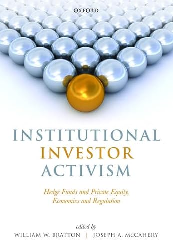 Stock image for Institutional Investor Activism: Hedge Funds and Private Equity, Economics and Regulation for sale by dsmbooks