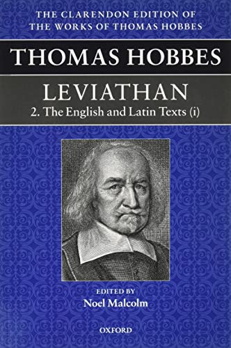 9780198723967: Thomas Hobbes: Leviathan: The English and Latin Texts (Clarendon Edition of the Works of Thomas Hobbes), Vol 2 y Vol 3