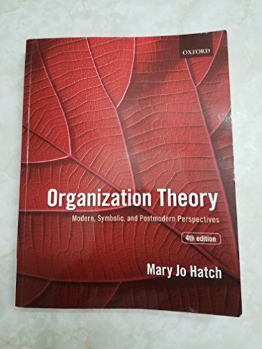Stock image for Organization Theory for sale by Blackwell's