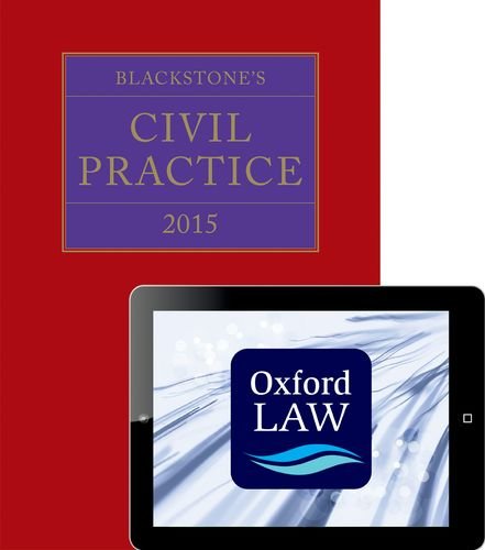 Stock image for Blackstone's Civil Practice 2015 (book and digital pack) (Pack) for sale by Iridium_Books