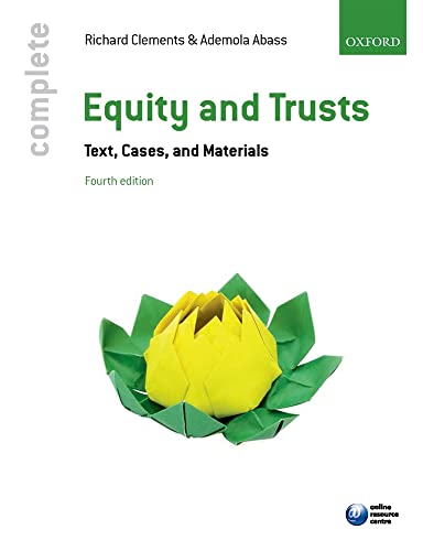 Imagen de archivo de Complete Equity and Trusts: Text, Cases, and Materials a la venta por AwesomeBooks
