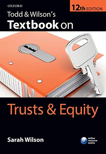 Beispielbild fr Todd &amp; Wilson's Textbook on Trusts &amp; Equity zum Verkauf von Blackwell's