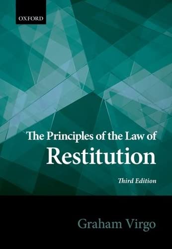 Imagen de archivo de Principles of the Law of Restitution a la venta por WorldofBooks