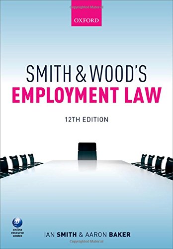 Beispielbild fr Smith & Wood's Employment Law zum Verkauf von AwesomeBooks