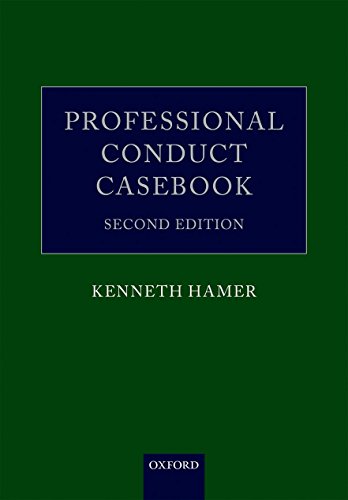 Stock image for Professional Conduct Casebook for sale by Bahamut Media