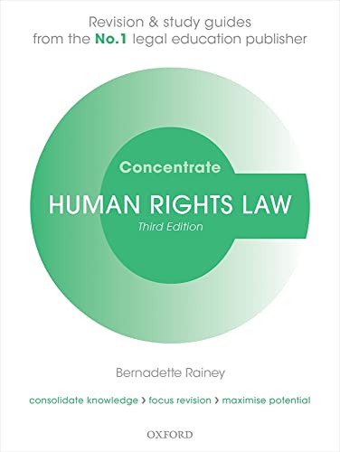 Imagen de archivo de Human Rights Law Concentrate Law Revision and Study Guide 3/e a la venta por AwesomeBooks