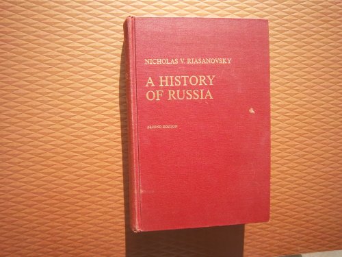 Beispielbild fr A History of Russia zum Verkauf von Better World Books