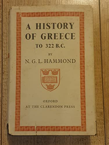 9780198730965: History of Greece to 322 B.C.
