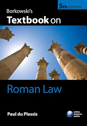 Imagen de archivo de Borkowski's Textbook on Roman Law 5/e a la venta por WorldofBooks