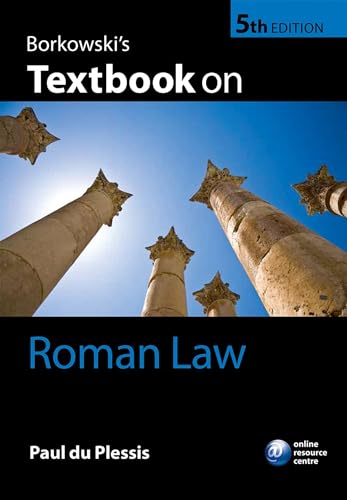 Stock image for Borkowski's Textbook on Roman Law 5/e for sale by WorldofBooks