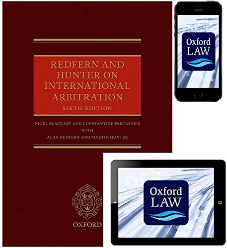 9780198738886: Redfern and Hunter on International Arbitration (Hardback, eBook and iOS App)