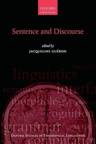 Sentence and Discourse (Oxford Studies in Theoretical Linguistics)