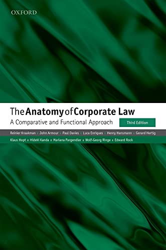 Imagen de archivo de The Anatomy of Corporate Law: A Comparative and Functional Approach a la venta por Book Deals