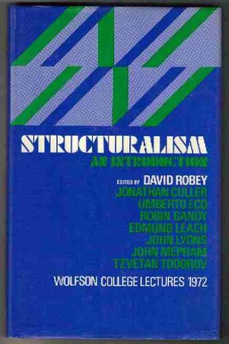 Stock image for Structuralism: an introduction; (Wolfson College lectures) for sale by ThriftBooks-Atlanta