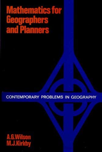 9780198740223: Mathematics for Geographers and Planners