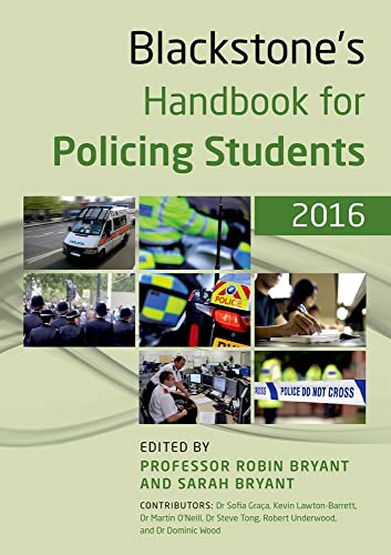 Imagen de archivo de Blackstone's Handbook for Policing Students 2016 a la venta por WorldofBooks